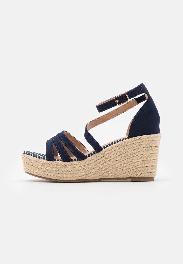 Sandale ANNA FIELD Anna Field Platform Sandals Bleu Femme | FWP-9101978